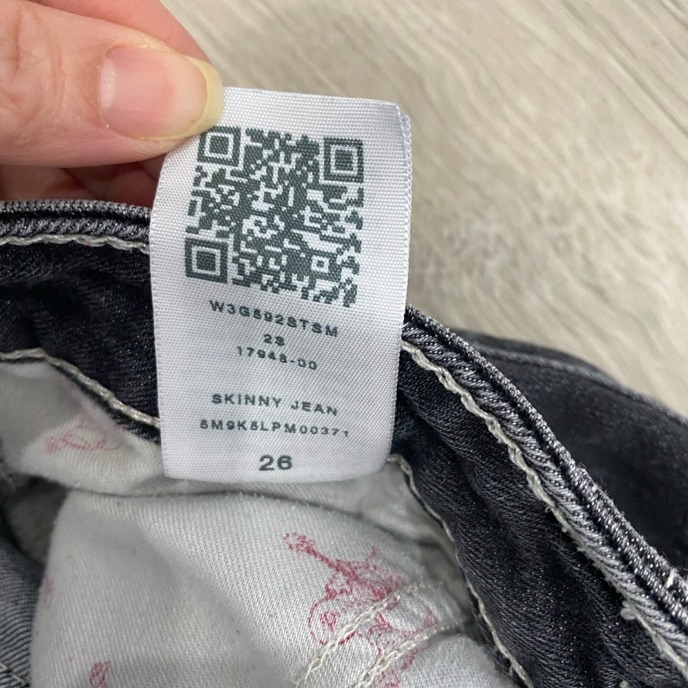True Religion Denim Skinny Jean 26-RN#112790 CA#57414 - Picture 4 of 8